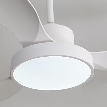 LED Aydınlatmalı Uzaktan Kumandalı Beyaz Tavan Vantilatörü DKF-302 [Enerji Sınıfı A]