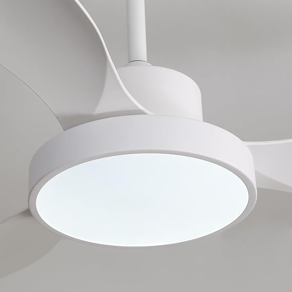 LED Aydınlatmalı Uzaktan Kumandalı Beyaz Tavan Vantilatörü DKF-302 [Enerji Sınıfı A]