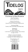 Tidelog Graphic Almanac for Eastport and Bar Harbor For 2021 1947638513 Book Cover