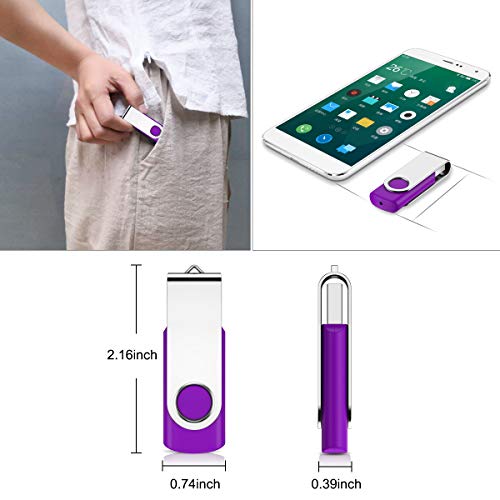 16GB USB Stick ,JEVDES 10 Stück Speicherstick USB 2.0 Flash Laufwerk 10er Pack DatenSpeicherung Pen Drive Thumb Drive… – Bild 7