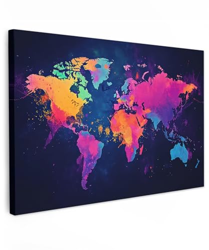 MuchoWow© Wandbilder Groß 120x80 cm XXL Schlafzimmer Home Deko Wohnung...