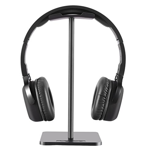 OCDAY Cuffie Wireless NFC App Fitness Auricolare Beats Bluetooth 4.0 Sport Pieghevole Supporto Anche per AUX, Microfono Incorporato per iOS, Android Smartphone (Nero)