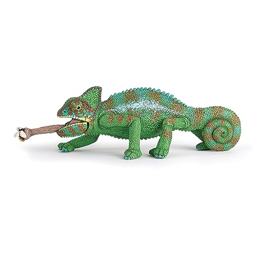 Papo -Figurine Peinte A La Main -La vie sauvage-Caméléon-50177-À Collectionner-Pour Enfants - Filles et Garçons - A Partir de 3 Ans