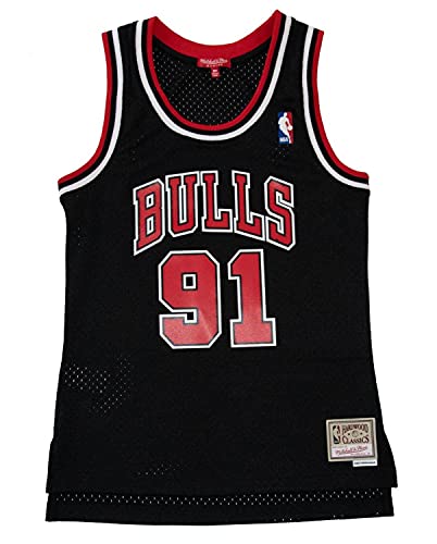 Mitchell & Ness Nba Swingman Jersey 2.0 Chicago Bulls (D. Rodman #91 - Black, S)