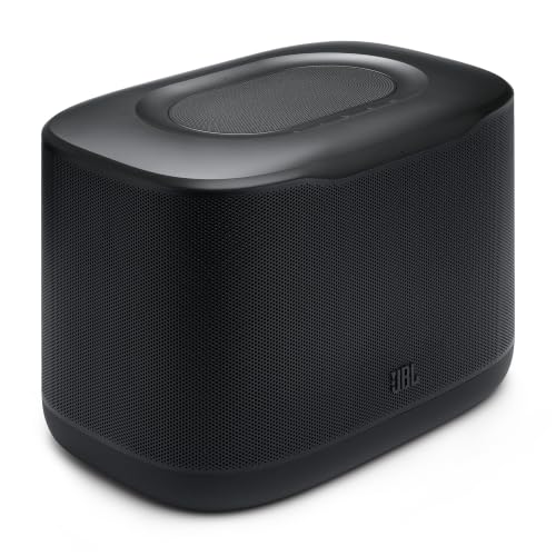 JBL Cove X1: 3D Room-Filling Wi-Fi Home Speaker with Access to Alexa+–Black