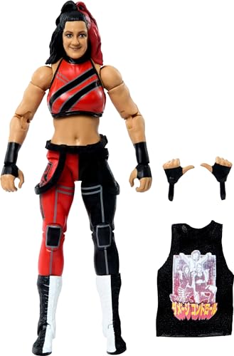 Mattel WWE Elite Collection Action Figure & Accessories, Series #109 Bayley 6-inch Collectible with 25 Articulation Points & Swappable Hands