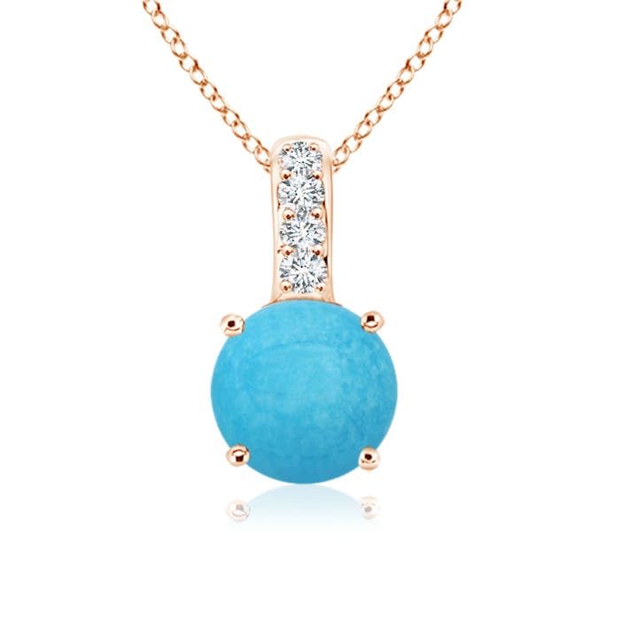 Angara Natural Turquoise Solitaire...