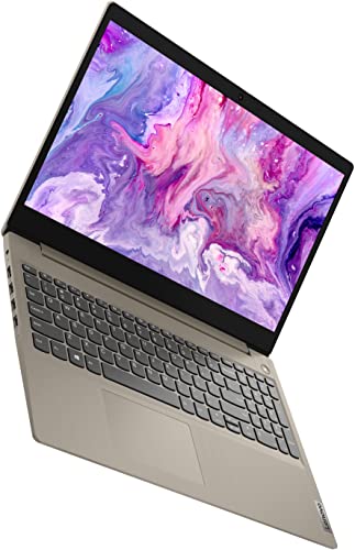 Image of Lenovo 2022 IdeaPad 3 15 15.6 inch Touchscreen Laptop Computer, Intel Core i3-1115G4 (Beat i5-10210U), 8GB DDR4 RAM, 256GB PCIe SSD, WiFi 6, Bluetooth 5.0, Almond, Windows 11 S, BROAG 64GB Flash Stylus