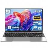 MITUNTUN 2026 New Laptop Computer, 15.6 Inch Window 11 Pro Lap Top PC 16GB RAM 256GB SSD, Core M3(Beat N4000), 2-Year Warranty, FHD 1920 * 1080, 180°Open, UHD Graphics, Full-Size Keyboard