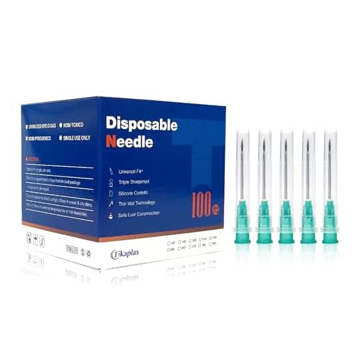100Pack 16Ga 1.25 Inch Luer Lock Needle Dispensing Accessorie, Individual Packaged (16Ga 1.26 Inch 32mm)