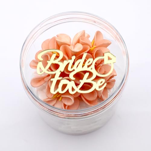 Decoración para cupcakes de compromiso Bride To Be en mesas dulces de bodas 4