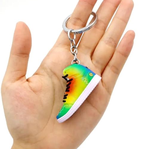 Image of CLA6 3D Sneaker Keychain | Miniature Shoe Keyring | Handcrafted And Hand-painted | Diverse Collection | Unisex