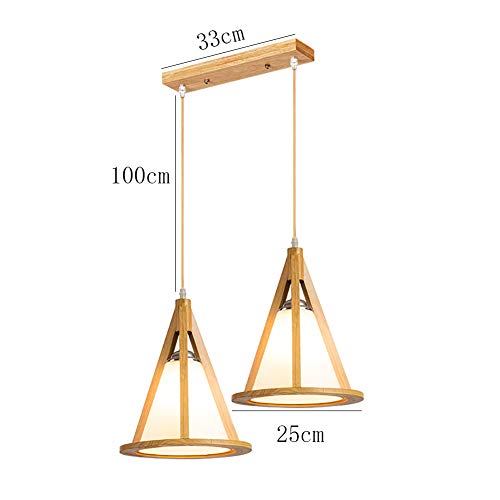 Lampara de techo ajustable de madera iza para solucionar techos bajos 6