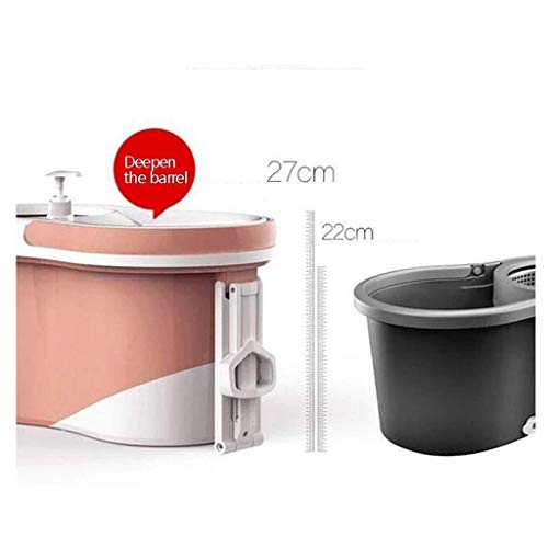 Ensemble vadrouille rotative en coton avec essorage automatique