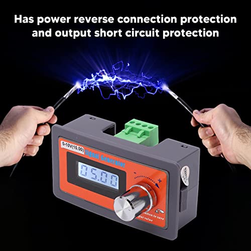 Image of ABS DC 0‑10V Voltage Signal Generator, High Accuracy Adjustable Voltage Signal Simulator, Multiple Protections Voltage Simulator for Electrical Machiner
