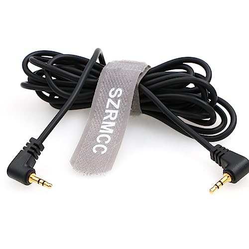 SZRMCC 2.5mm LANC Remote Control Cable, 2.5m, Male-to-Male, Right Angle, Audio, Compatible with Sony Camera, Camera/Camcorder Connection