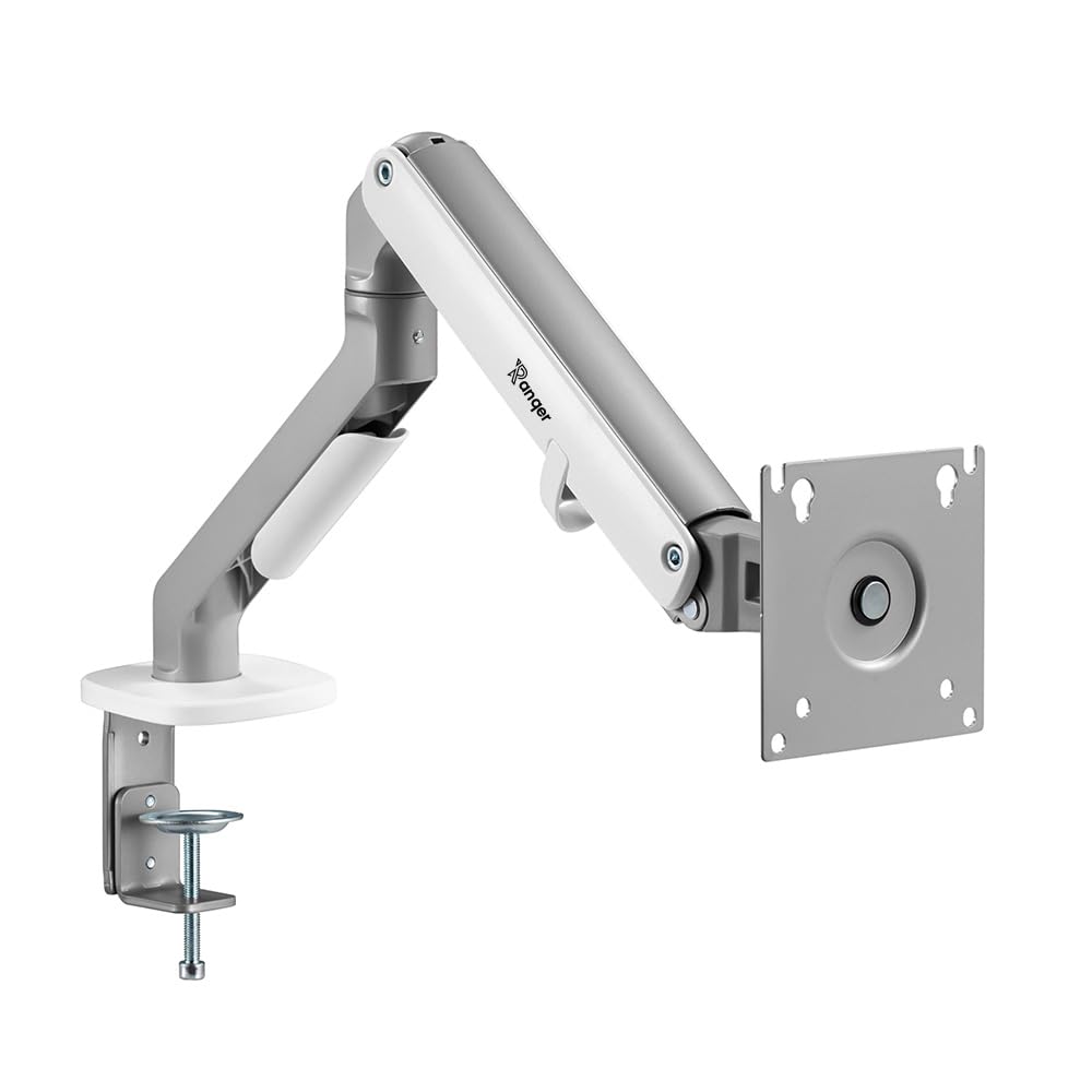Supporto per monitor Pro con braccio singolo - Bianco