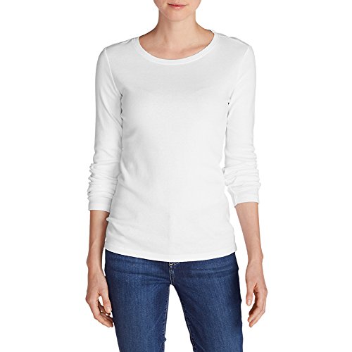 Image of Eddie Bauer Womens Favorite Long Sleeve Tee Crewneck T-Shirt