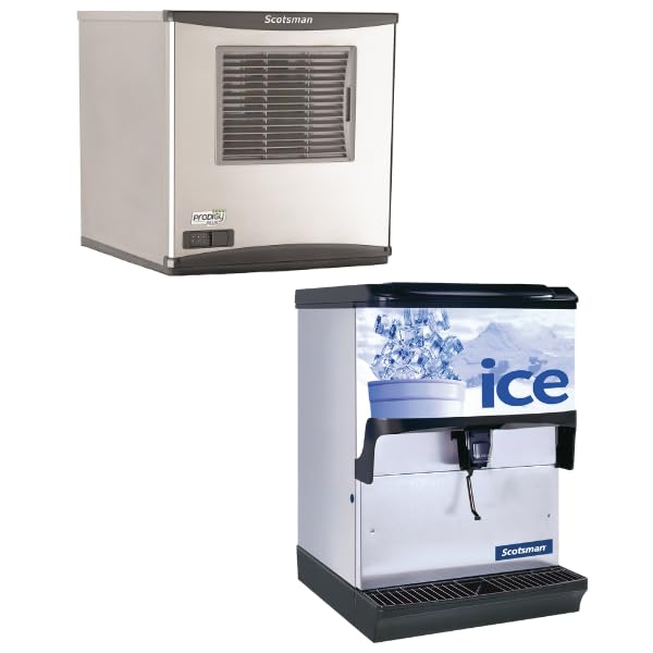 Scotsman Modular Commercial Nugget Ice Maker Machine and Dispenser