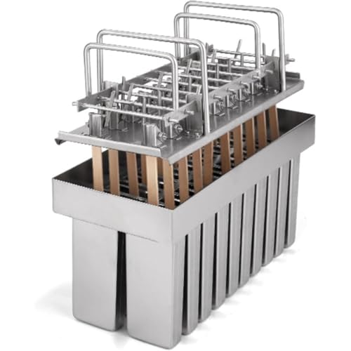 Juego de moldes para paletas de hielo, 20 moldes reutilizables con tapas para jugos caseros y batidos