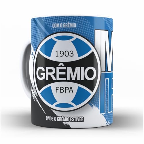 Caneca Personalizada Gr&ecirc;mio Imortal Tricolor 325 Ml Time Presente