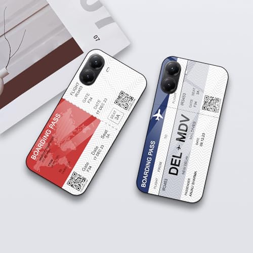 Image of COLORflow Back Cover Compatible with Poco X7 Pro 5G | Boarding Pass Colors Customized | Shockproof TPU Bumper with Camera Protection Back Cover Compatible with Poco X7 Pro 5G