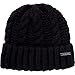 Produktbild Michael Michael Kors Women`s Cable Knit Teddy Fleece Winter Beanie Hat (Black(538560C-001)/Nickel, One Size)