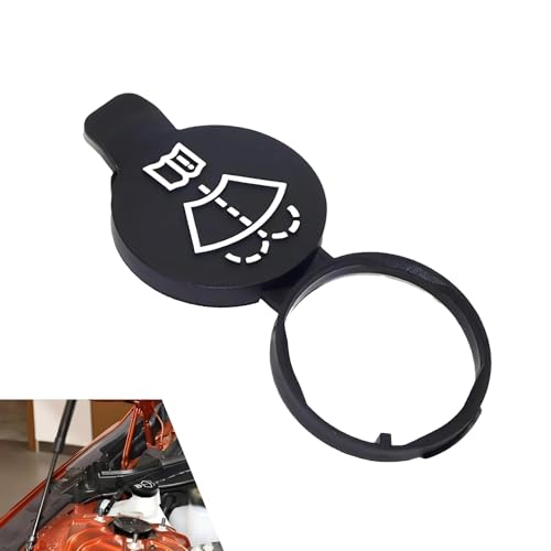 WZP Windshield Washer Fluid Cap Car Wiper Bottle Cover Replacement for 12767700 13227300 Windshield Wiper Washer Fluid Reservoir Tank Bottle Cap Compatible with GMC Chevy Buick Cadillac