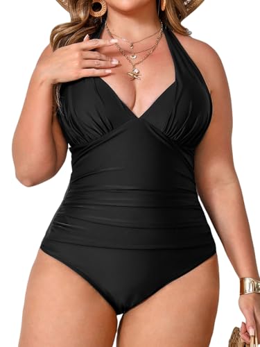 Maillot de bain une pièce amincissant grande taille pour retrouver confiance à la plage