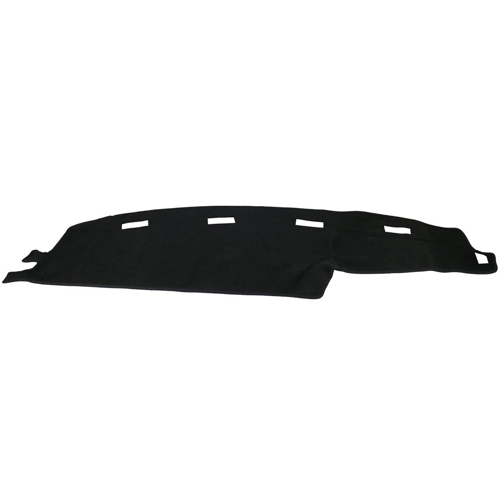 Dash Mat Compatible With 1994-1997 Dodge Ram 1500 2500 3500, Dashboard Cover Guard Black Nylon by IKON MOTORSPORTS, 1995 1996