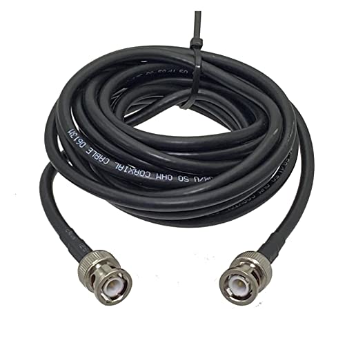 BNC. �j���v���O�g BNC. �j���v���O�X�g���[�g�N�����vRG58�P�[�u��RF�W�����p�[�s�b�O�e�[��4�C���`~20���[�g��(5M)