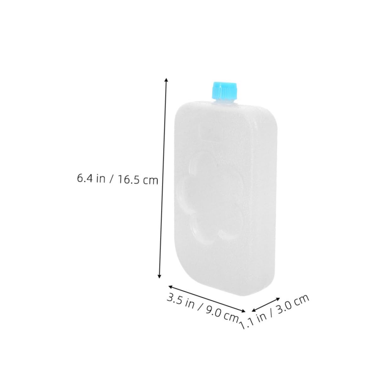 OSALADI 6pcs Reusable Ice Packs for Coolers Lightweight Freezer Blocks for Instant Cooling for Lunch Bags Outdoor Activities Food Preservation