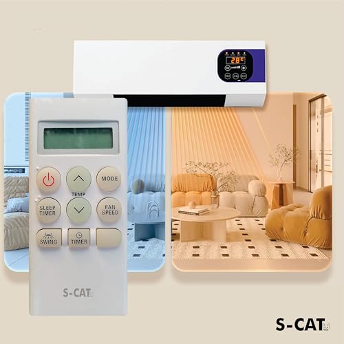 Image of S-CAT Compatible of LG AC Remote Control AKB73756203 Model 114 (No Backlight) Suitable for 1 1.5 2 Ton Split /Window AC (Match Old Remote Exactly, Contact Customer Care for Order)