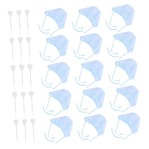 Beavorty Gorra para Mechas de Cabello 15 Piezas Tamaño Único para Salón y Uso Doméstico Aguja para Teñir Práctica y Desechable Kit Profesional para Coloración de Cabello