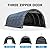 MELLCOM 12 x 24 FT Heavy Duty Carport, Portable Garage with All-Steel Metal Frame and Round Style Roof, Anti-Snow Car Canopy Outdoor Storage Shelter for Car, Truck, Boat