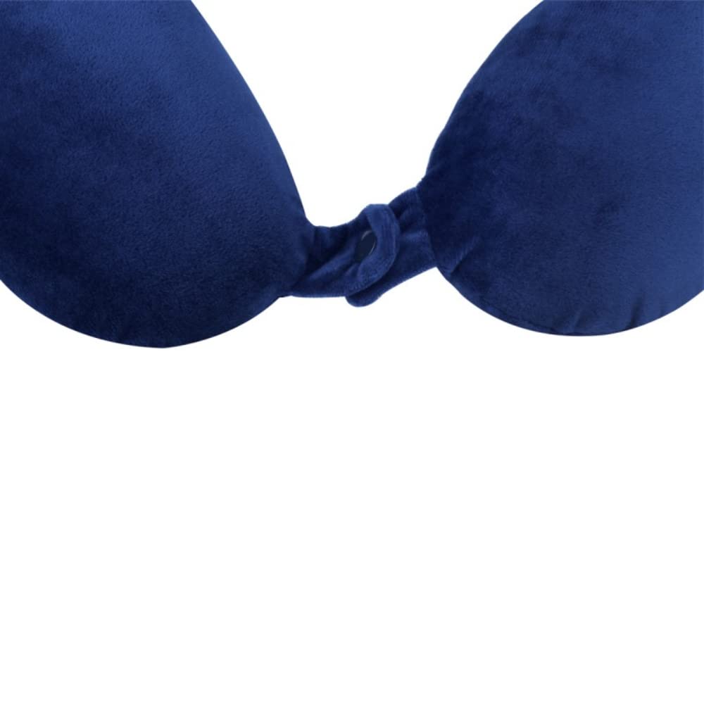 Viaggi Navy Blue Memory Foam travel pillow 2