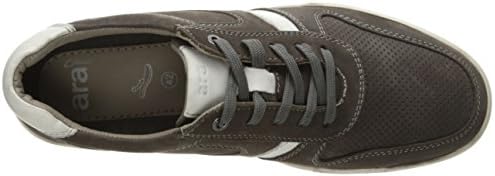 ara Men's Timothy Fashion Sneaker, Anthracite Combo, 43 EU/9 M US | Image 4