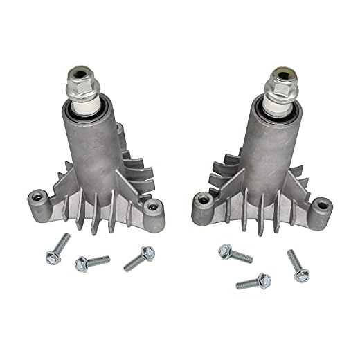 Hachiparts 130794 2 st spindeldorn montering 128285 133172 kompatibel med Husqvarn en Ride Mower YT150 YT160 YT180 YT190 YTH130 YTH1342 YTHT145 YTH1452 YTH15220 CTH130 CTH150