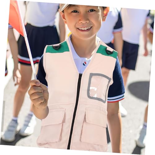 Chaleco cosplay de aventura infantil resistente al desgaste para disfraces escénicos 3