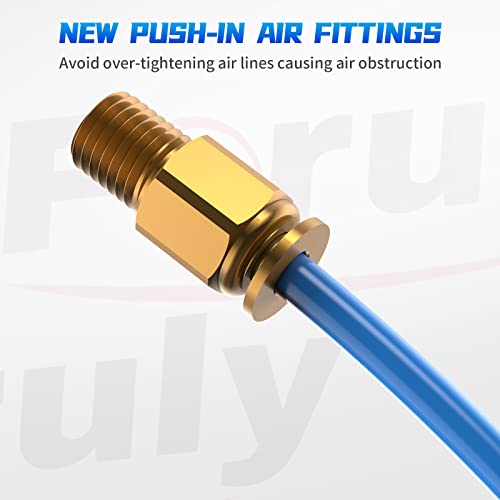 Foruly for 13 15 18 Eaton Fuller Transmissions Air Line Kit, 4 New 12