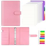 Complément et personnalisation flexibles : contient 135 feuilles de papier 100 g/m² de haute qualité (pages lignées et pointillées) qui offrent une expérience d'écriture agréable sans bavure. Grâce au système à 6 anneaux, les pages peuvent être facilement remplacées, triées ou complétées