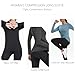 HovSiyla 3 Pack Women's Athletic Compression Long Sleeve Workout Tops Quick Dry Gym Running Yoga Shirts Black Gray Blue M