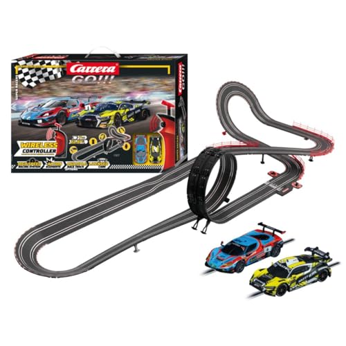 Carrera GO!!! Rennbahn Autorennbahn Super Racers Wireless Set |...