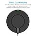 Motorola 10W Fast Wireless Charging Pad [Qi Certified] for Qi Devices- Comes with 18W AC Adapter and Long 6.Foot USB-A to USB-C Cable (Retail Box)
