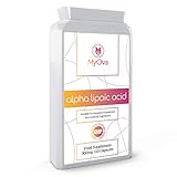 MyOva alfa lipoico acido - 300mg 120 capsule - Acido alfa-lipoico è un antiossidante potente che supporta la funzione di sistema nervoso sano & manutenzione dei livelli di zucchero nel sangue normale