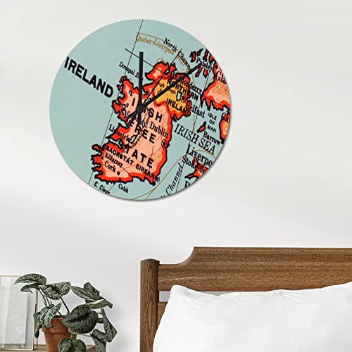 Horloge murale sans tic-tac 30,5 cm pour retrouver le sommeil