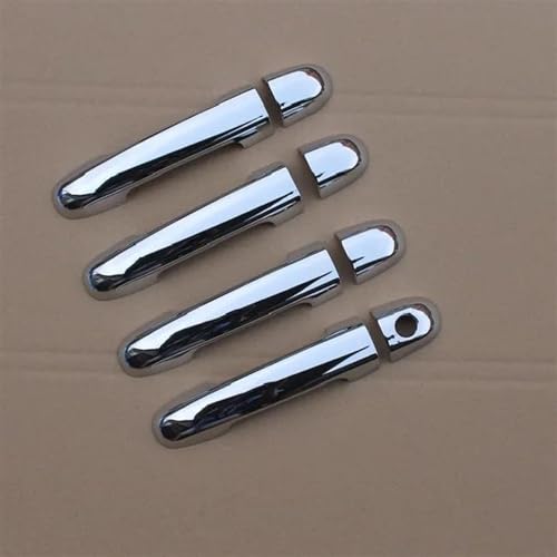 Pegatina accesorios para automóviles Kia Cerato 2009-2013: manija puerta carbono y cromo
