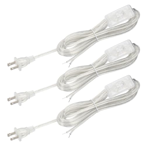 Cordon d'alimentation lampe 4,6m SPT-2 18 AWG dénudé avec connecteurs