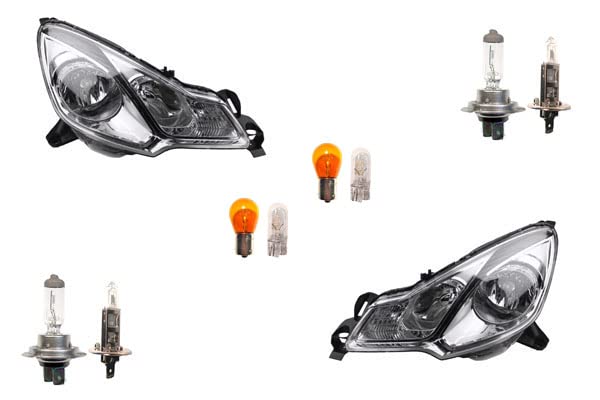 Phares Citroën C3 DS3 Johns optique avant gauche droit avec kit ampoules