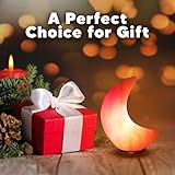USB Moon Shape Himalayan Salt Lamp Pink Rock Crystal Light | Natural Quality Hand Crafted from Foothills of Himalayas Comes with Complete Fitting Wooden Base (USB Moon Shape Salt Lamp) - Image 6